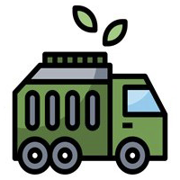 Waste is then safely collected and transported for processing