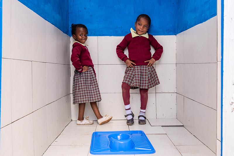 10 Schools have benefitted from newly constructed or renovated latrines
